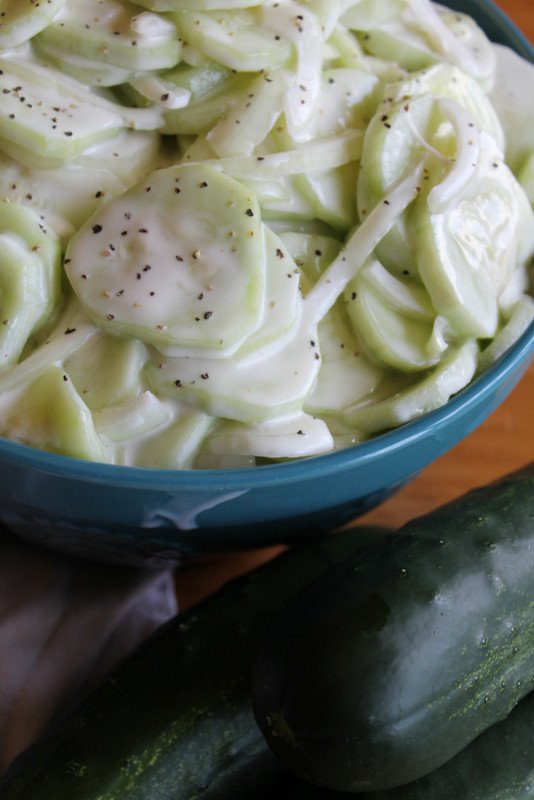 Photo of Cream Cucumber Salad