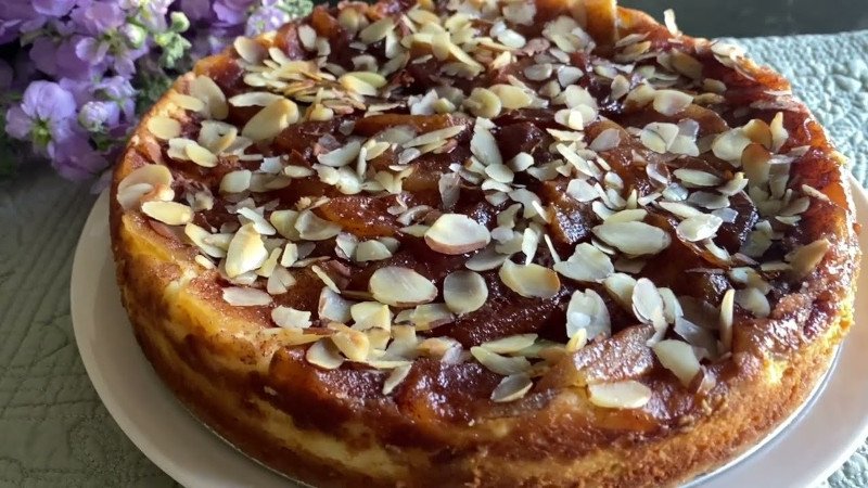 Photo of Bavarian Apple Strawberry Cheesecake